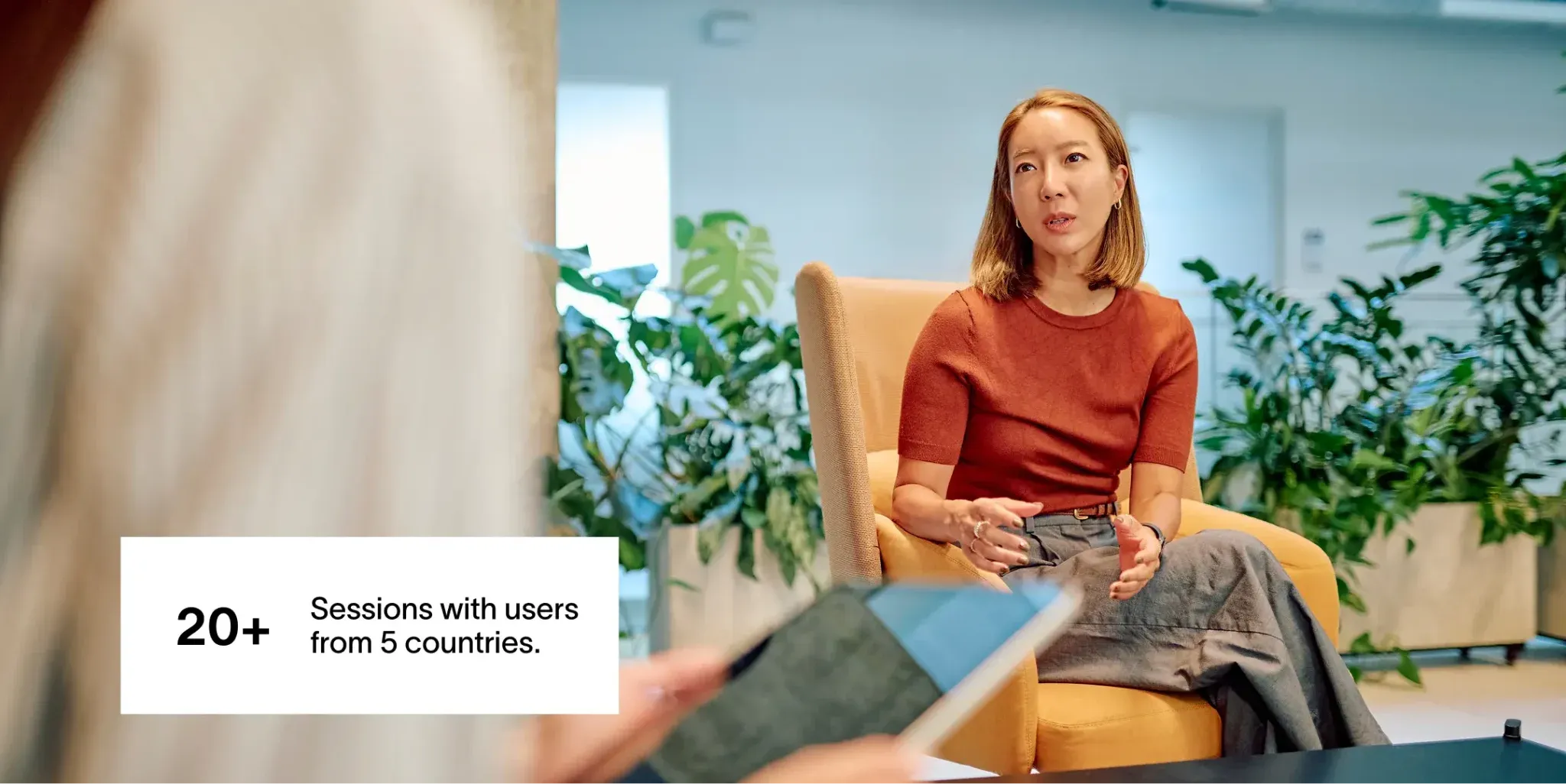 Karta user research session — 20+ interview sessions with users across 5 countries