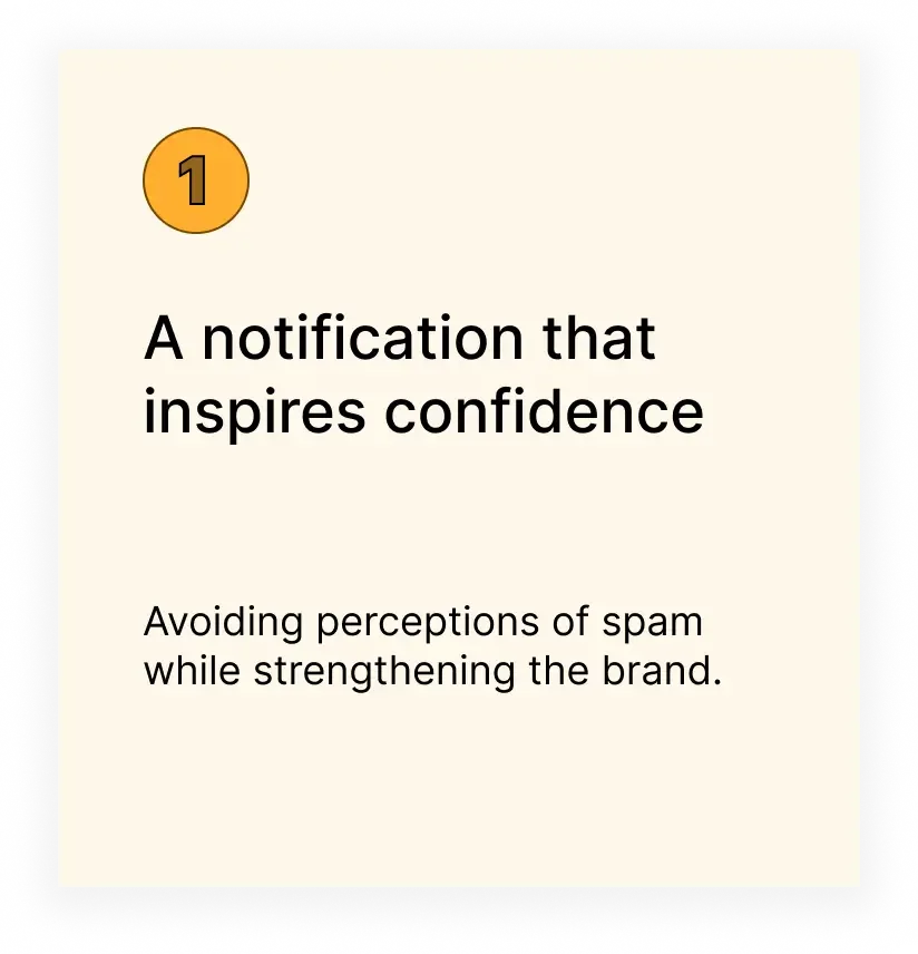 Signing invitation email on a phone over an orange background